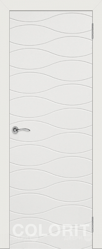 Межкомнатная дверь Граффити 3 ПГ белая эмаль в Жуковский