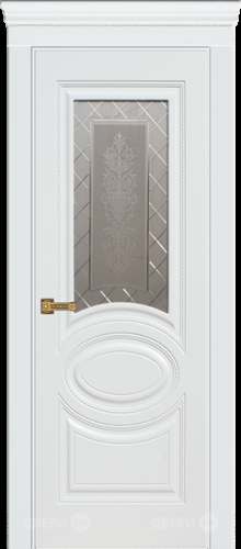 Межкомнатная дверь Марго ПО белая эмаль (мателюкс с фрезеровкой) в Жуковский