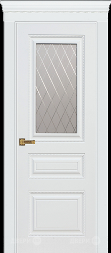Межкомнатная дверь Троя ПО белая эмаль (мателюкс с фрезеровкой) в Жуковский