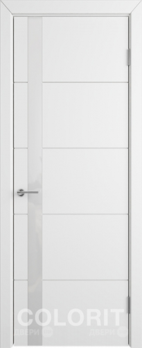 Межкомнатная дверь К4 ПО белая эмаль в Жуковский