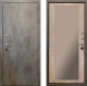 Входная металлическая Дверь Ратибор Тетрис 3К с зеркалом Бетон светлый в Жуковский
