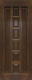 Межкомнатная дверь 11-ПГ темный лак в Жуковский