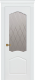 Межкомнатная дверь Танго ПО белая эмаль (мателюкс с фрезеровкой) в Жуковский