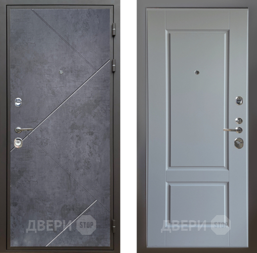 Входная металлическая Дверь Шелтер (SHELTER) Комфорт Бетон урбан индиго 6 Силк Маус в Жуковский