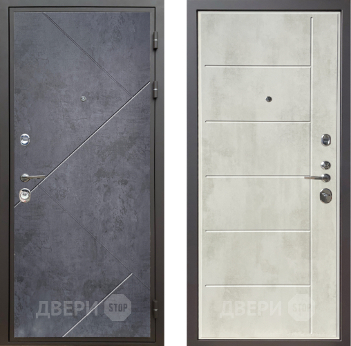Дверь Шелтер (SHELTER) Комфорт Бетон урбан индиго 11 Бетон крем в Жуковский