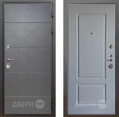 Входная металлическая Дверь Шелтер (SHELTER) Комфорт Лофт графит 6 Силк Маус в Жуковский