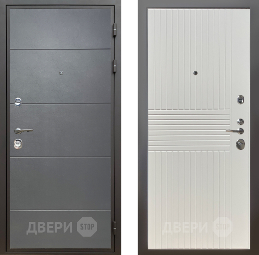Входная металлическая Дверь Шелтер (SHELTER) Комфорт Лофт графит 10 Силк Сноу в Жуковский