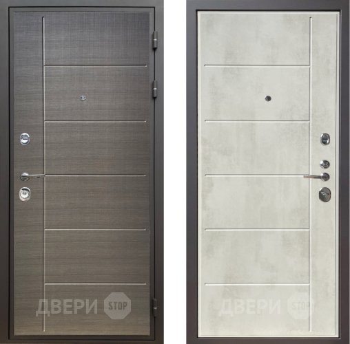 Входная металлическая Дверь Шелтер (SHELTER) Комфорт Лен сильвер 11 Бетон крем в Жуковский