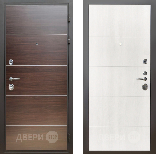 Входная металлическая Дверь Шелтер (SHELTER) Комфорт Венге структурный горизонт 7 Дуб филадельфия крем в Жуковский