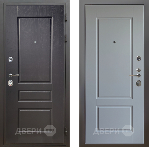 Входная металлическая Дверь Шелтер (SHELTER) Комфорт Дуб английский 6 Силк Маус в Жуковский