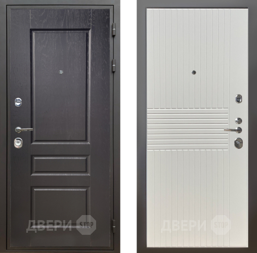 Входная металлическая Дверь Шелтер (SHELTER) Комфорт Дуб английский 10 Силк Сноу в Жуковский