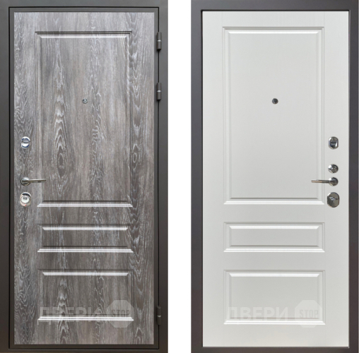 Дверь Шелтер (SHELTER) Комфорт Дуб шале серебро 1 Белый ясень в Жуковский