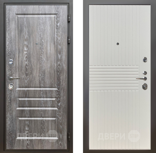 Входная металлическая Дверь Шелтер (SHELTER) Комфорт Дуб шале серебро 10 Силк Сноу в Жуковский