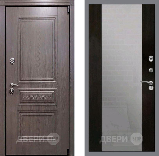 Дверь Рекс (REX) Пренмиум-S СБ-16 Зеркало Венге в Жуковский