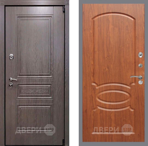 Входная металлическая Дверь Рекс (REX) Пренмиум-S FL-128 Морёная берёза в Жуковский