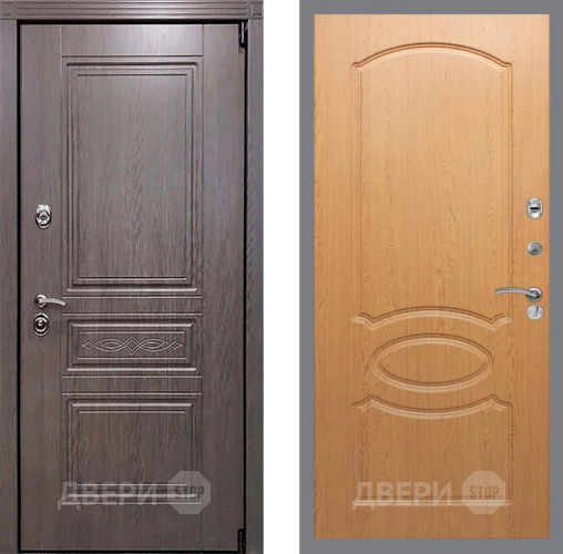 Входная металлическая Дверь Рекс (REX) Пренмиум-S FL-128 Дуб в Жуковский