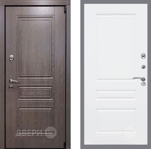 Входная металлическая Дверь Рекс (REX) Пренмиум-S FL-243 Силк Сноу в Жуковский