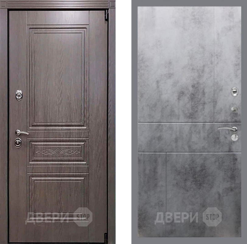 Входная металлическая Дверь Рекс (REX) Пренмиум-S FL-290 Бетон темный в Жуковский