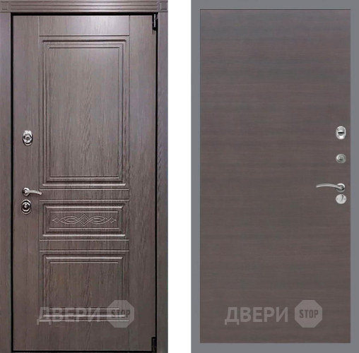 Входная металлическая Дверь Рекс (REX) Пренмиум-S GL венге поперечный в Жуковский