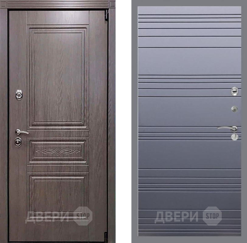 Входная металлическая Дверь Рекс (REX) Пренмиум-S Line Силк титан в Жуковский