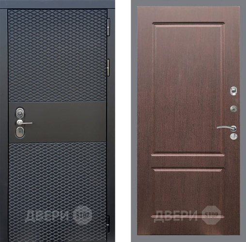 Входная металлическая Дверь Стоп БЛЭК CISA ФЛ-117 Орех премиум в Жуковский