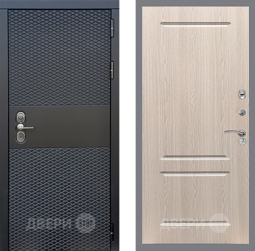 Входная металлическая Дверь Стоп БЛЭК CISA ФЛ-117 Беленый дуб в Жуковский