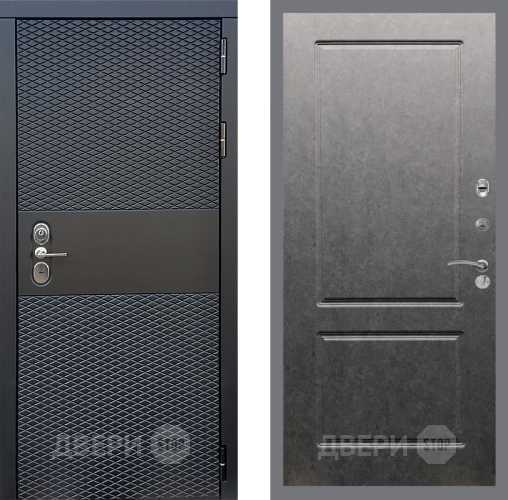 Дверь Стоп БЛЭК CISA ФЛ-117 Штукатурка графит в Жуковский