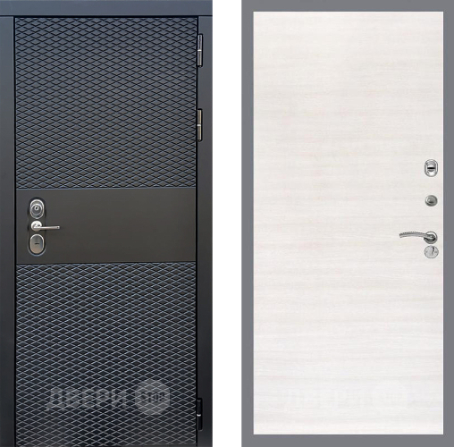 Входная металлическая Дверь Стоп БЛЭК CISA Гладкая Акация светлая в Жуковский