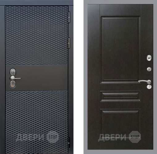 Входная металлическая Дверь Стоп БЛЭК CISA ФЛ-243 Венге в Жуковский