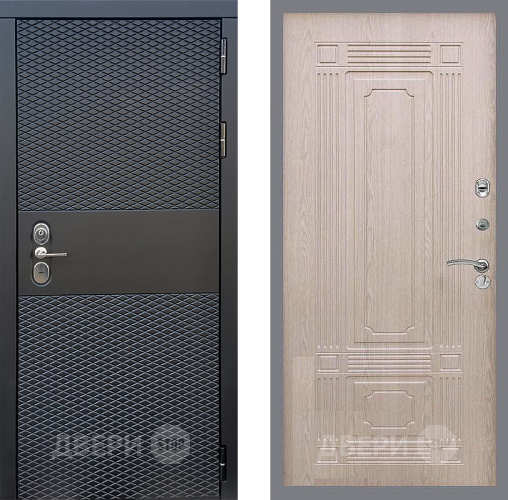 Входная металлическая Дверь Стоп БЛЭК CISA ФЛ-2 Беленый дуб в Жуковский