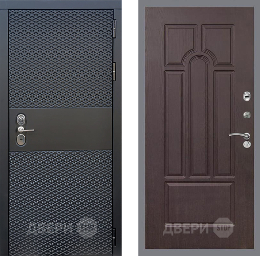 Входная металлическая Дверь Стоп БЛЭК CISA ФЛ-58 Венге в Жуковский