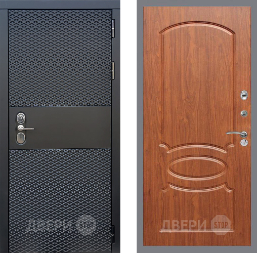 Входная металлическая Дверь Стоп БЛЭК CISA ФЛ-128 Береза мореная в Жуковский