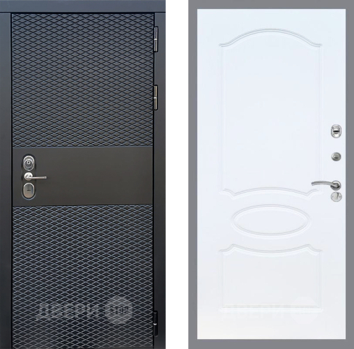 Входная металлическая Дверь Стоп БЛЭК CISA ФЛ-128 Белый ясень в Жуковский