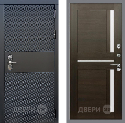 Входная металлическая Дверь Стоп БЛЭК CISA СБ-18 Венге в Жуковский