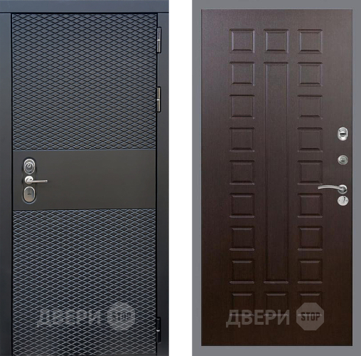 Входная металлическая Дверь Стоп БЛЭК CISA ФЛ-183 Венге в Жуковский