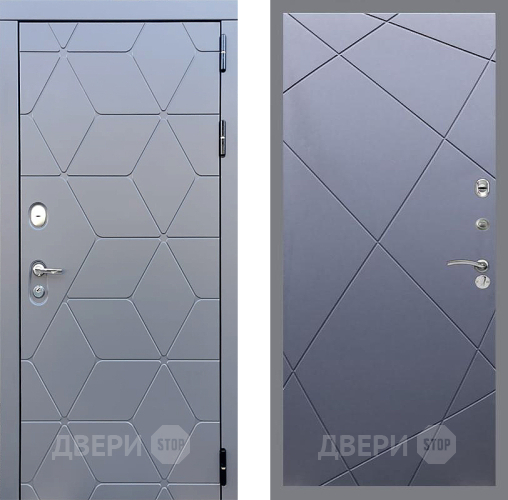 Входная металлическая Дверь Стоп КОСМО ФЛ-291 Силк титан в Жуковский