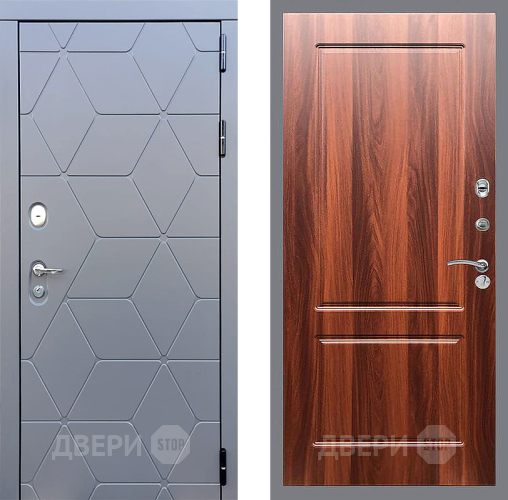 Входная металлическая Дверь Стоп КОСМО ФЛ-117 Итальянский орех в Жуковский