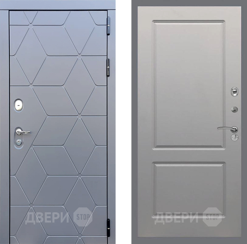 Входная металлическая Дверь Стоп КОСМО ФЛ-117 Грей софт в Жуковский