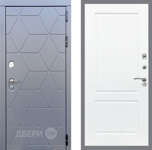 Входная металлическая Дверь Стоп КОСМО ФЛ-117 Силк Сноу в Жуковский