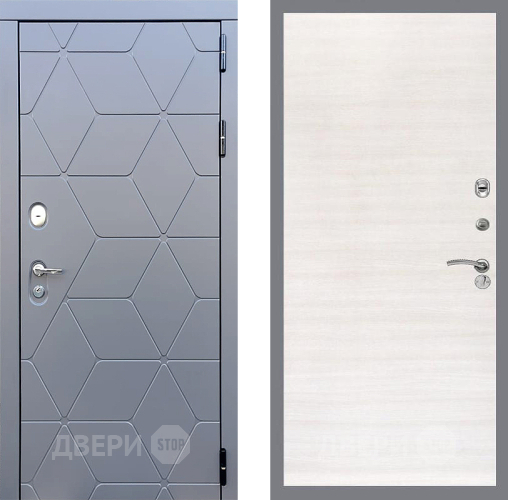 Входная металлическая Дверь Стоп КОСМО Гладкая Акация светлая в Жуковский