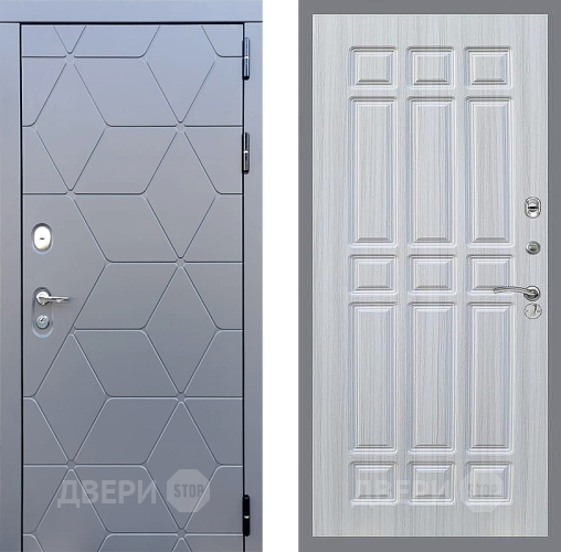 Входная металлическая Дверь Стоп КОСМО ФЛ-33 Сандал белый в Жуковский