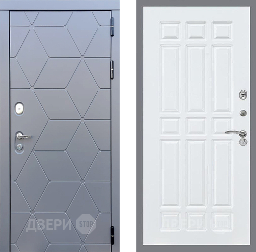 Входная металлическая Дверь Стоп КОСМО ФЛ-33 Силк Сноу в Жуковский