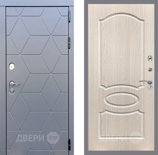 Дверь Стоп КОСМО ФЛ-128 Беленый дуб в Жуковский