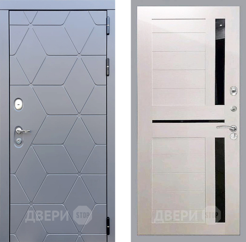 Входная металлическая Дверь Стоп КОСМО СБ-18 Лиственница беж в Жуковский