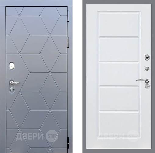 Входная металлическая Дверь Стоп КОСМО ФЛ-39 Силк Сноу в Жуковский