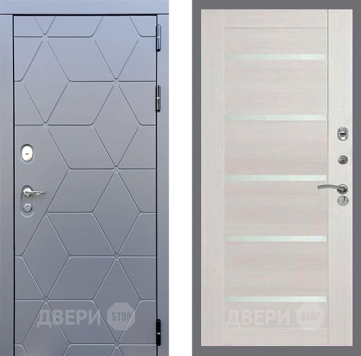 Входная металлическая Дверь Стоп КОСМО СБ-14 Лиственница беж в Жуковский