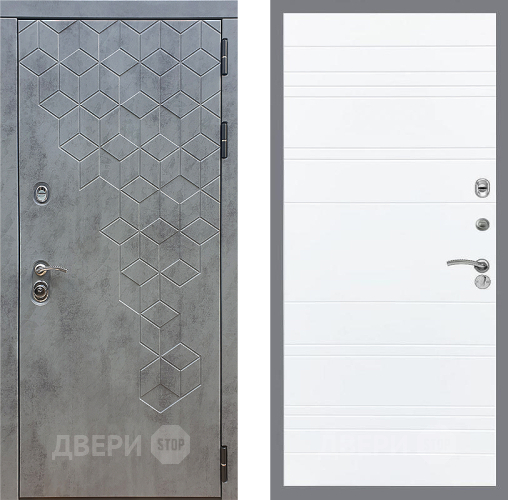 Входная металлическая Дверь Стоп БЕТОН Лайн Силк Сноу в Жуковский