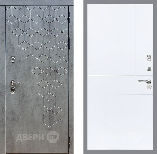 Входная металлическая Дверь Стоп БЕТОН ФЛ-290 Силк Сноу в Жуковский