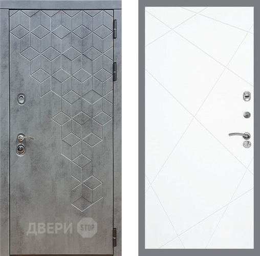 Входная металлическая Дверь Стоп БЕТОН ФЛ-291 Силк Сноу в Жуковский