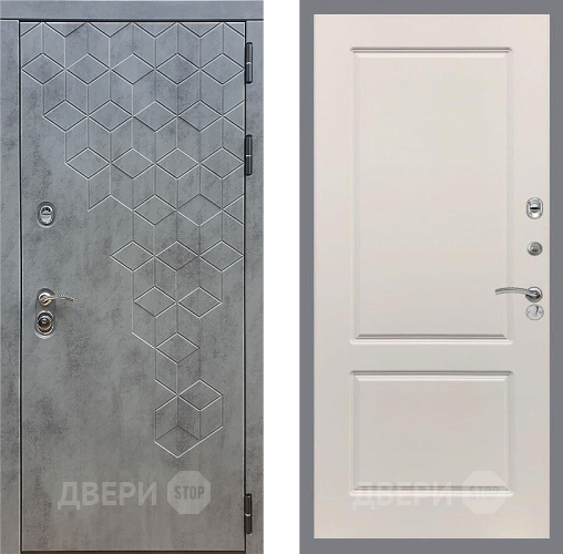 Входная металлическая Дверь Стоп БЕТОН ФЛ-117 Шампань в Жуковский